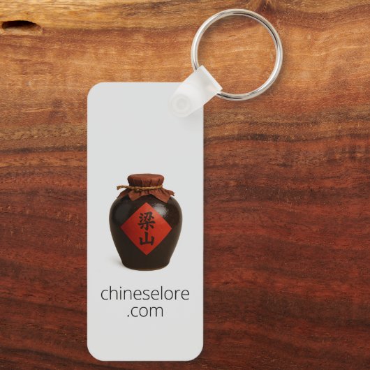 Water Margin Keychain: Lin Chong Schlüsselanhänger (Rückseite)