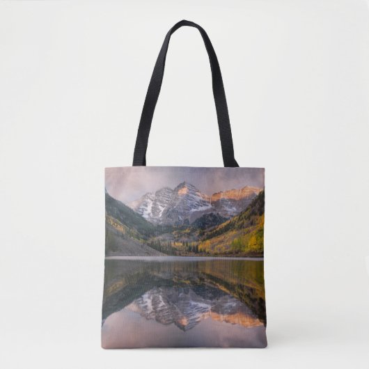 Water Maroon Bells Colorado Tasche (Vorderseite)