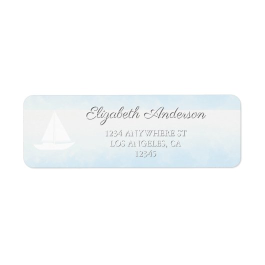 Water Meets Sky Watercolor Wedding (Vorne)