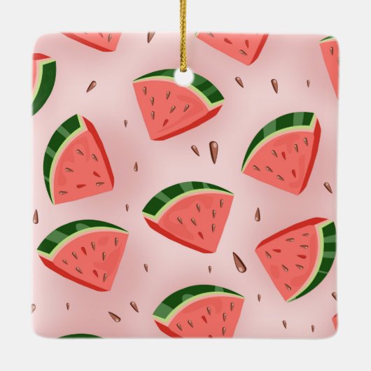 Water Melon Pattern Keramikornament (Rückseite)