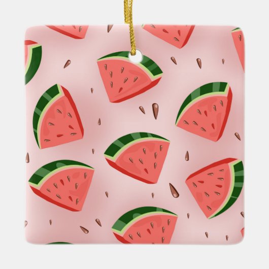 Water Melon Pattern Keramikornament (Vorderseite)
