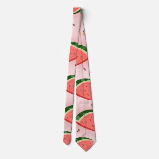 Water Melon Pattern Krawatte (Rückseite)