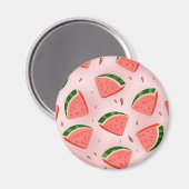 Water Melon Pattern Magnet (Vorderseite/Rückseite)