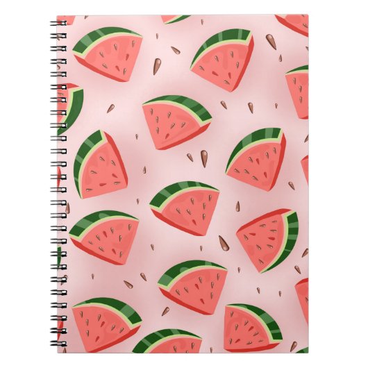 Water Melon Pattern Notizblock (Vorderseite)