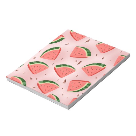 Water Melon Pattern Notizblock (Rotiert)