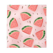 Water Melon Pattern Notizblock (Vorderseite)