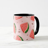 Water Melon Pattern Tasse (VorderseiteRechts)