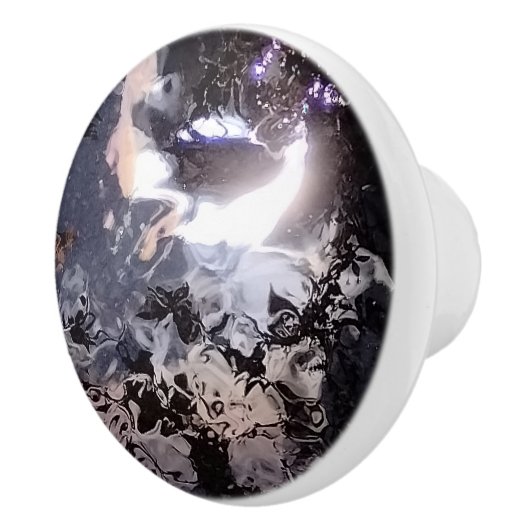 Water Moon Magic Swirls Keramikknauf (Rechts)