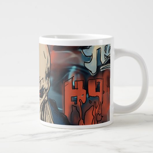 Water nightmare Jumbo-Tasse (Rechts)