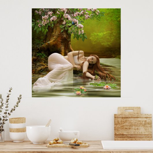 Water Nymph Poster (Küche)