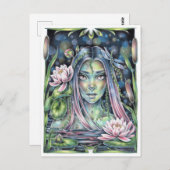 Water Nymph Postkarte (Vorne/Hinten)
