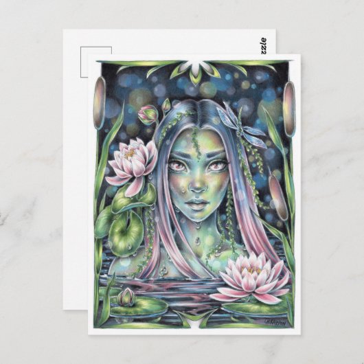 Water Nymph Postkarte (Vorne/Hinten)