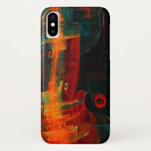 Water Orange Red Blue Modernes Abstraktes Kunstmus Case-Mate iPhone Hülle