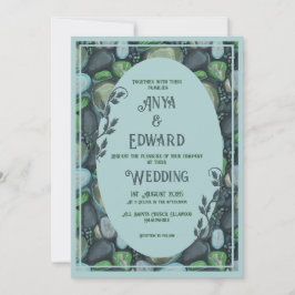Water Pebbles - Wedding Invitation Einladung