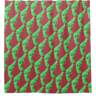 Water pistol toy Wasserpistole Spielzeug photo art Duschvorhang