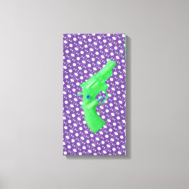 Water pistol toy Wasserpistole Spielzeug photo art Leinwanddruck