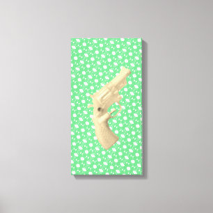 Water pistol toy Wasserpistole Spielzeug photo art Leinwanddruck