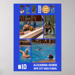 Water Polo Abschluss-Seniors-Abend Poster