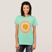 Water Polo Ball Blume - Design 1 (Vorne ganz)