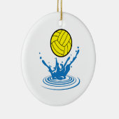 Water Polo Ball Keramik Ornament (Rechts)