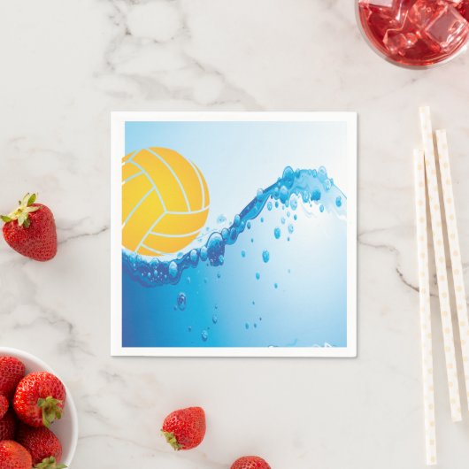 Water Polo Ball Paper Napkins Serviette (Beispiel)