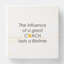 Water Polo Coach Wood Box Zeichen