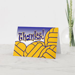 Water Polo - Danke! Dankeskarte