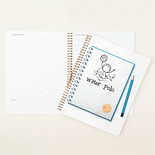 Water Polo Doodle Sketch HandGezeichnet Wasserspor Planer