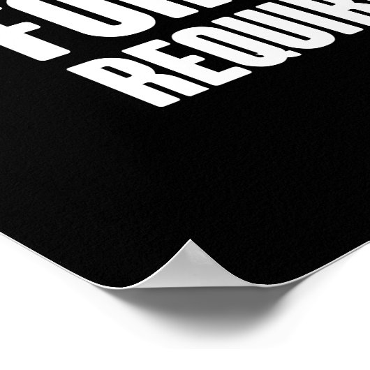 Water Polo Funny Poster (Ecke)