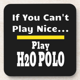 Water Polo Funny Sarcastic H2O Getränkeuntersetzer