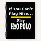 Water Polo Funny Sarcastic H2O Notizblock (Vorderseite)