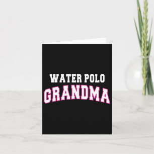 Water Polo Grandma Mütter Tag Geschenk Frauen Karte
