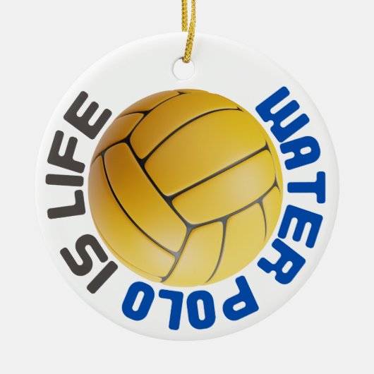Water Polo ist Leben Keramik Ornament (Vorne)