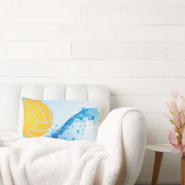 Water Polo Lumbar Throw Kissen