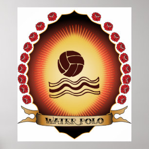 Water Polo Mandorla Poster