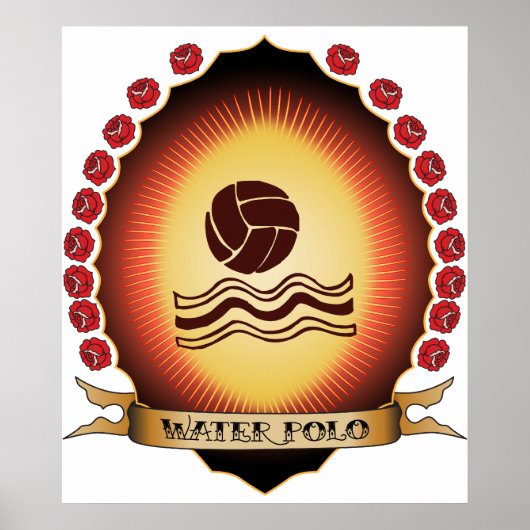 Water Polo Mandorla Poster (Vorne)
