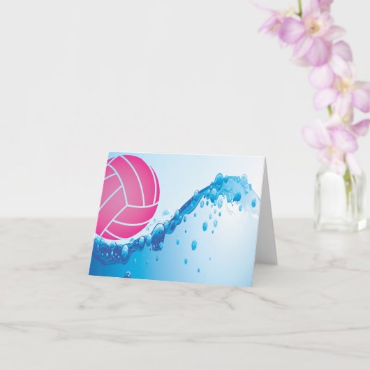 Water Polo Note Cards Karte (Orchidee)