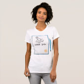 Water Polo Notes Womens T - Shirt (Vorne ganz)