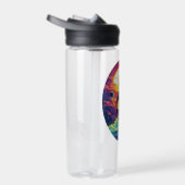 Water Polo Player Colorful Waterpolo Trinkflasche (Rechts)