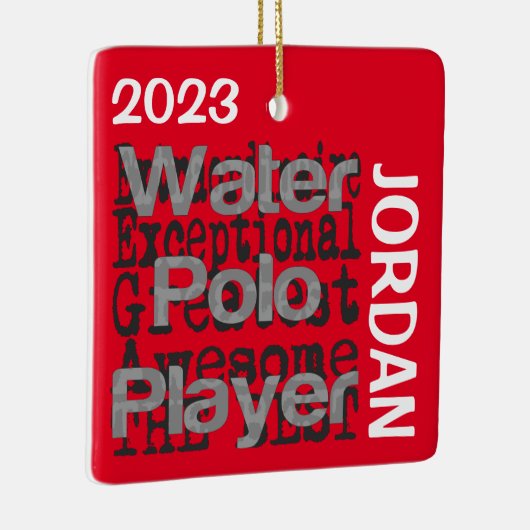Water Polo Player Extraordinaire CUSTOM Keramikornament (Rechts)