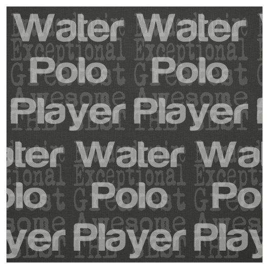 Water Polo Player Extraordinator Stoff (Muster)