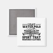Water Polo Player | Sportteam Trainer Geschenke Magnet (Vorderseite/Rückseite)