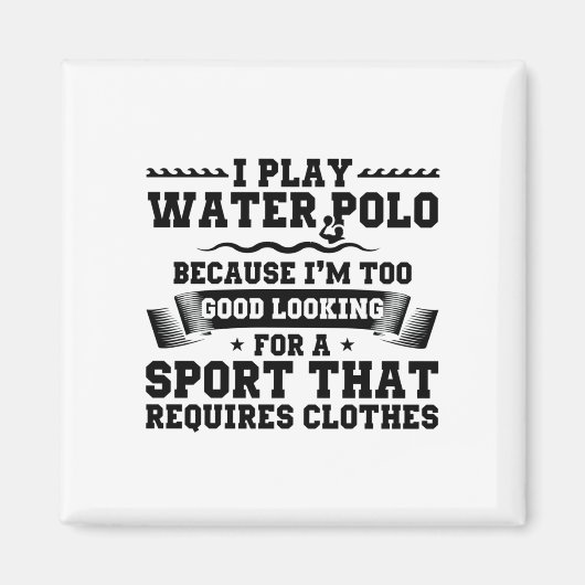 Water Polo Player | Sportteam Trainer Geschenke Magnet (Vorne)