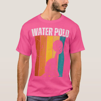 Water Polo Player Vintag Retro 70er Design Water P