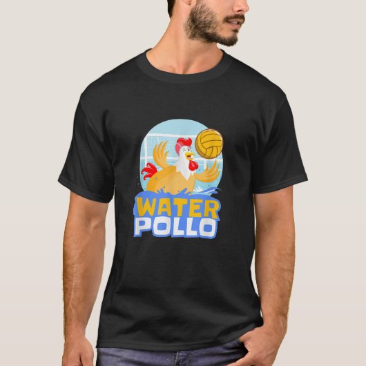 Water Polo Pub Funny Water Pollen Hühnchen T Shirt (Vorderseite)