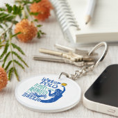 Water Polo Spieler sind Meerjungfrauen im Kampf Schlüsselanhänger (Vorderseite rechts)