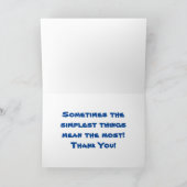 Water Polo Thank You Card Karte (Innenseite)