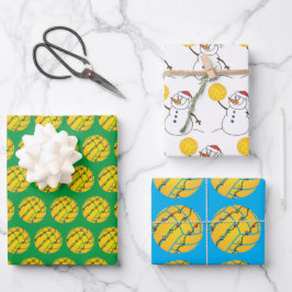 Water Polo Themed Holiday Wrapping Paper Geschenkpapier Set