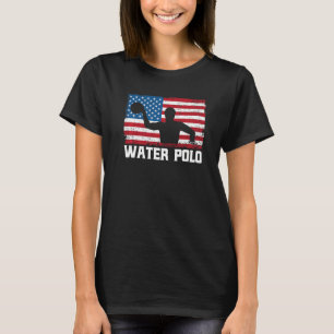 Water Polo Vintag Water Polo American Flag Premiu