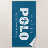 Water Polo, Water Polo Team Pool, Gift For Players Strandtuch (Vorderseite)
